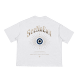 Clear Vision Classic Loose Boxy Tee - White
